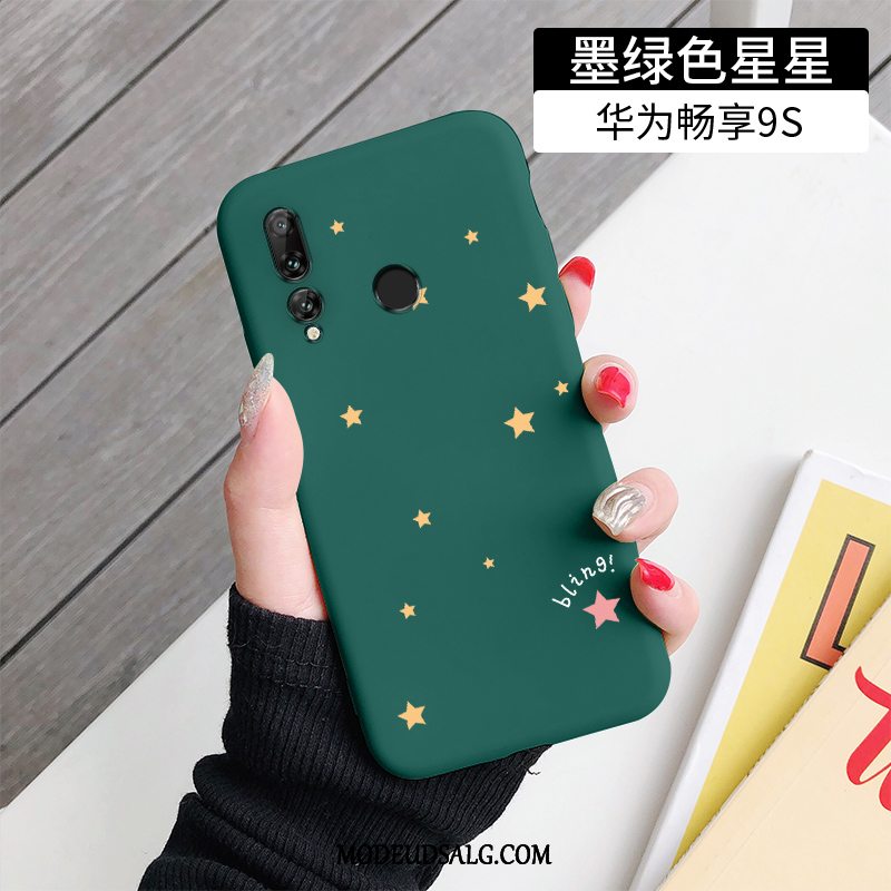 Huawei P Smart+ 2019 Etui Trendy Anti-fald Silikone Grøn Cover