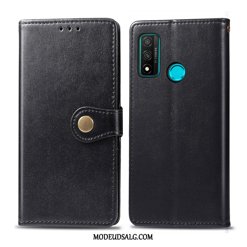 Huawei P Smart 2020 Etui / Cover Beskyttelse Folio Solid Farve Læder