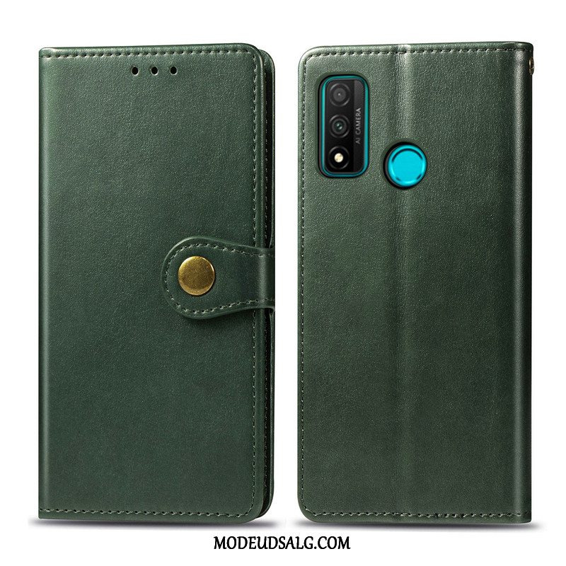 Huawei P Smart 2020 Etui / Cover Beskyttelse Folio Solid Farve Læder