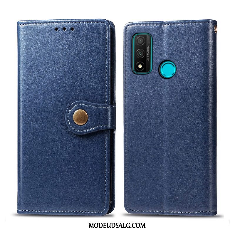 Huawei P Smart 2020 Etui / Cover Beskyttelse Folio Solid Farve Læder