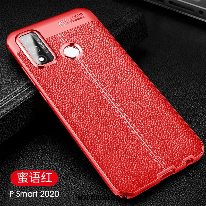 Huawei P Smart 2020 Etui / Cover Beskyttelse Rød Let Tynd Business Anti-fald