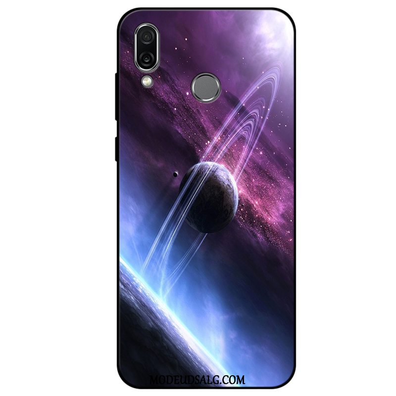 Huawei P Smart+ Etui Af Personlighed Beskyttelse Cover Blød Mørkeblå