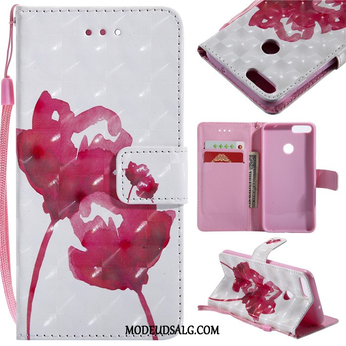 Huawei P Smart Etui Alt Inklusive Beskyttelse Anti-fald Cartoon Lilla