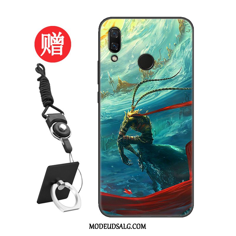 Huawei P Smart+ Etui Alt Inklusive Mønster Trendy Blå Beskyttelse