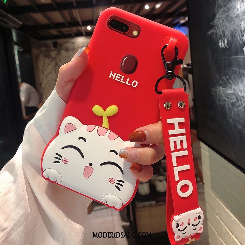 Huawei P Smart Etui Cartoon Anti-fald Blå Cover Beskyttelse