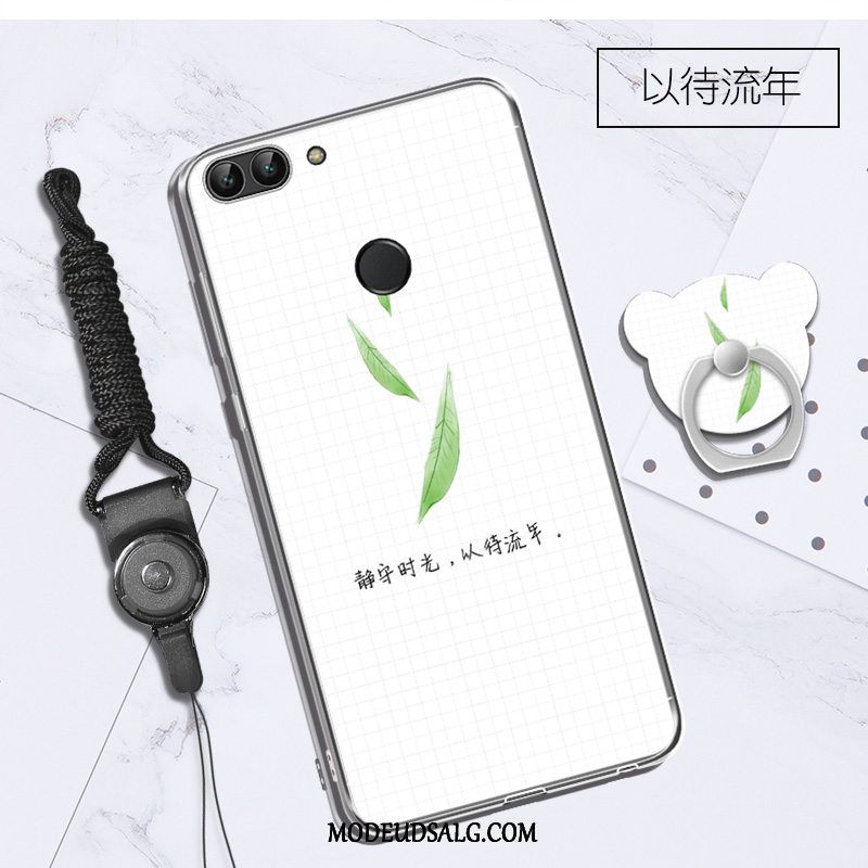 Huawei P Smart Etui / Cover Blød Sort Silikone Cartoon