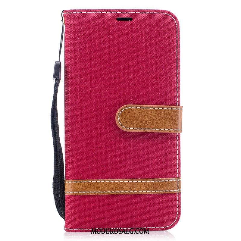 Huawei P Smart Etui / Cover Denim Tegnebog Beskyttelse Kort