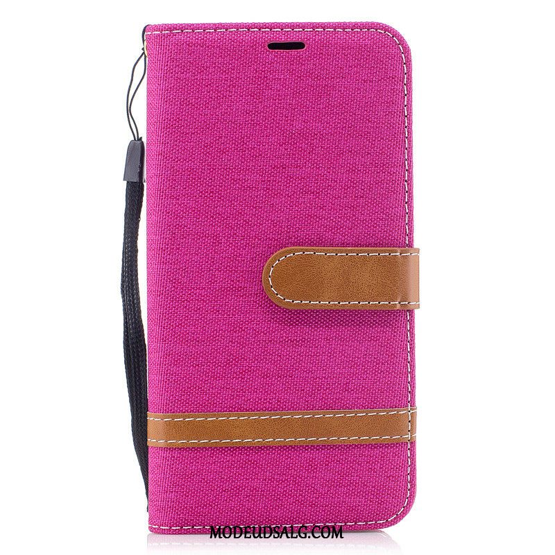 Huawei P Smart Etui / Cover Denim Tegnebog Beskyttelse Kort