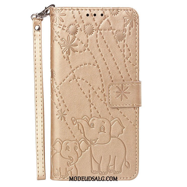 Huawei P Smart Etui / Cover Folio Alt Inklusive Lædertaske Guld