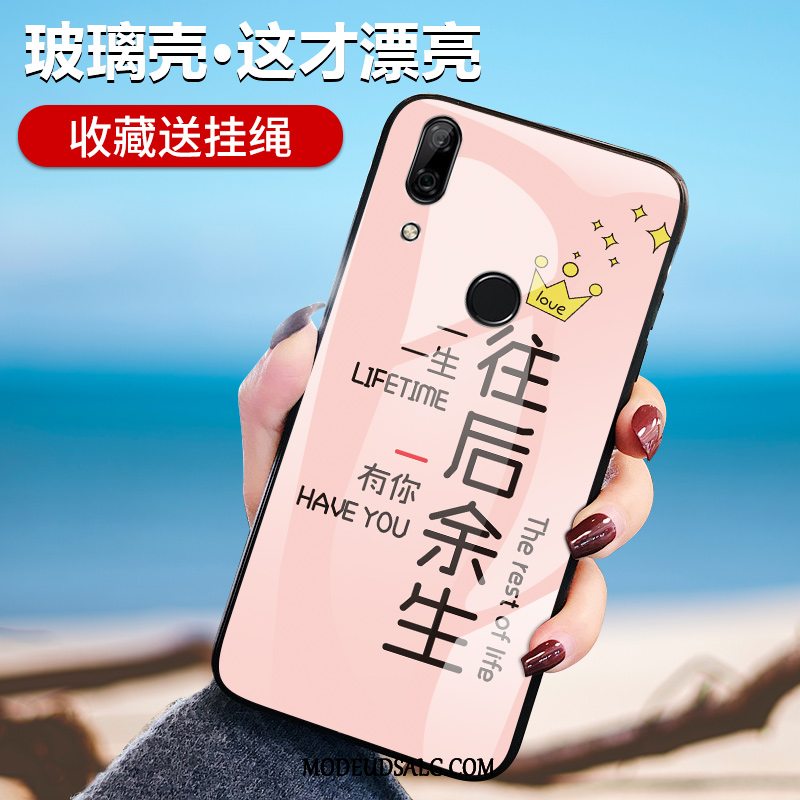 Huawei P Smart+ Etui Cover Glas Kreativ Beskyttelse Af Personlighed