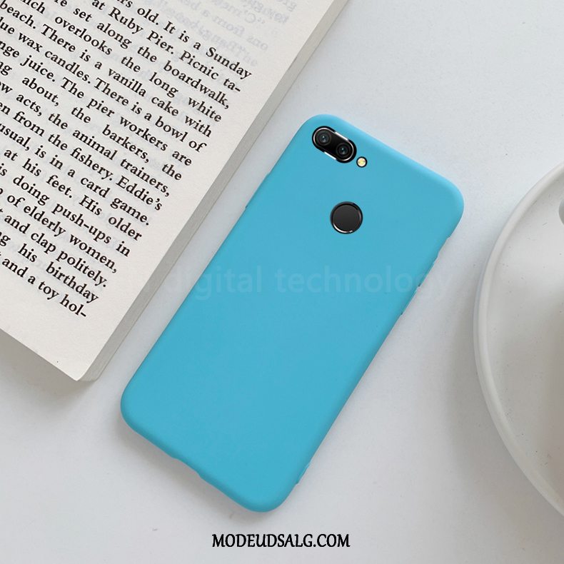 Huawei P Smart Etui / Cover Lyse Nubuck Sort Vind Silikone