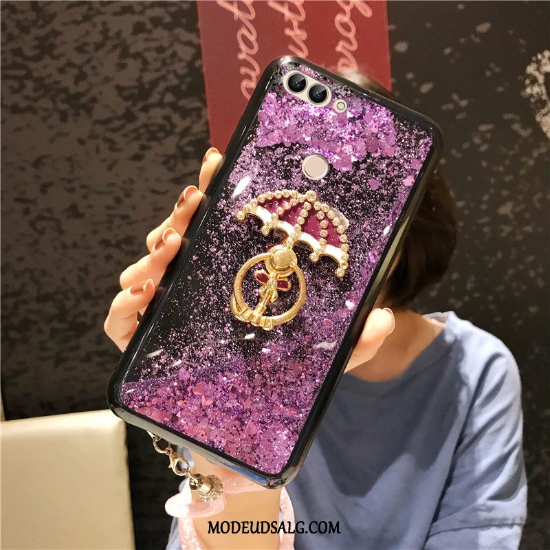 Huawei P Smart Etui Cover Lyserød Cartoon Blød Anti-fald