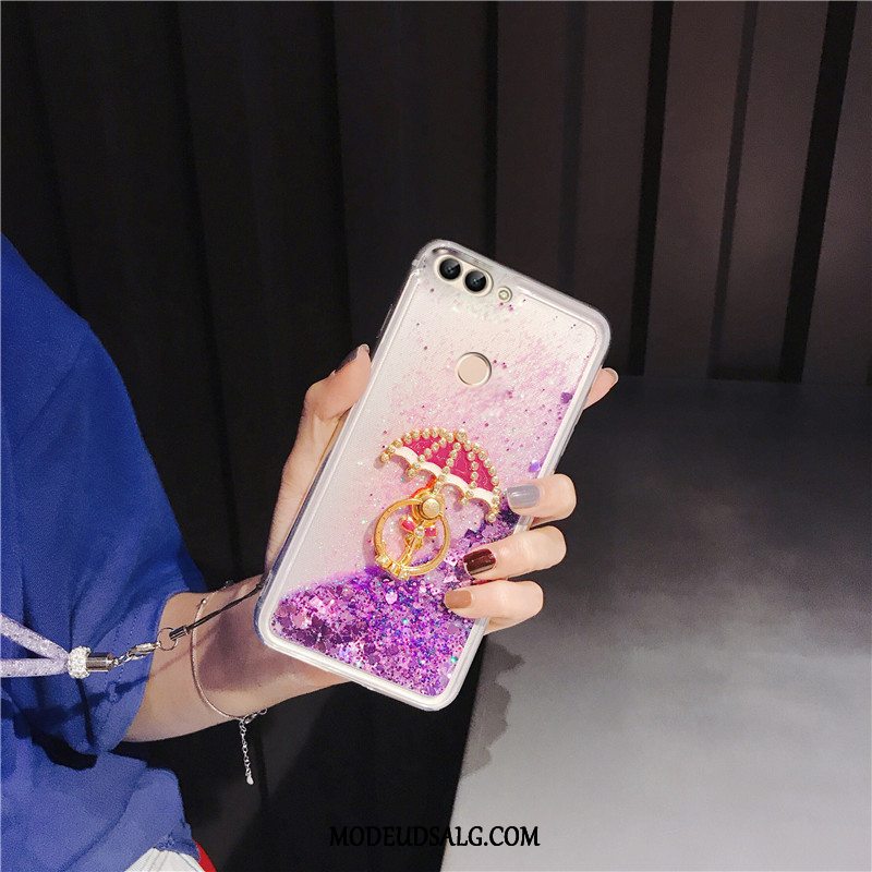 Huawei P Smart Etui Cover Lyserød Cartoon Blød Anti-fald