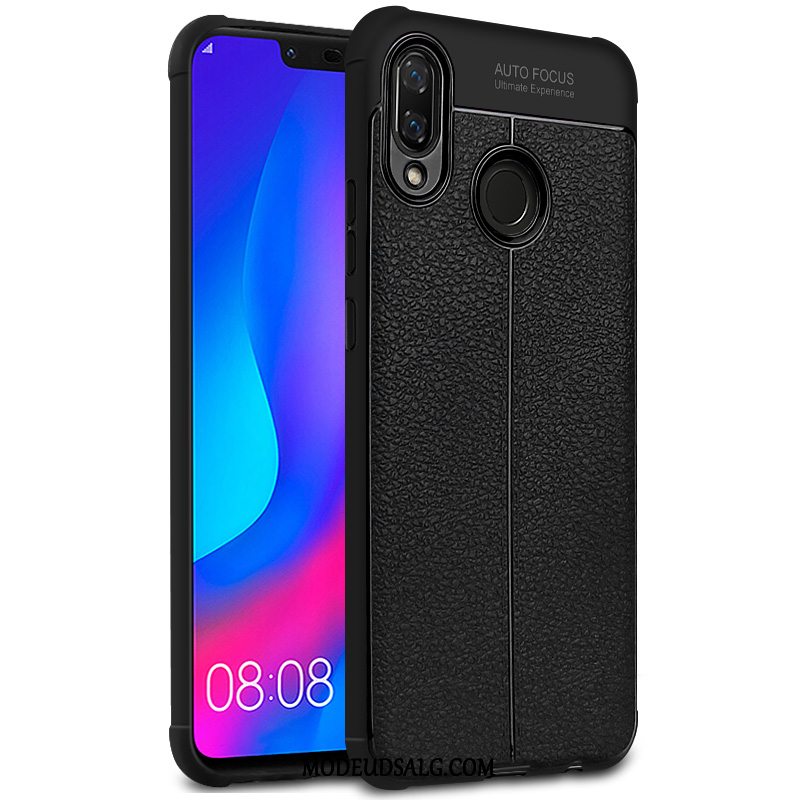 Huawei P Smart+ Etui / Cover Mønster Silikone Læder Ny