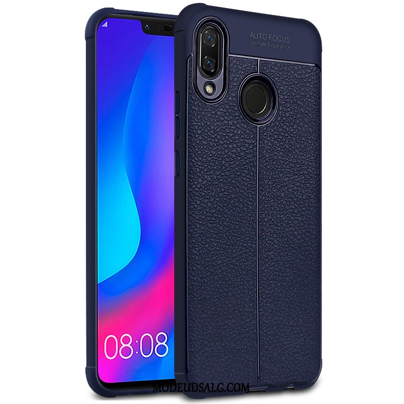 Huawei P Smart+ Etui / Cover Mønster Silikone Læder Ny