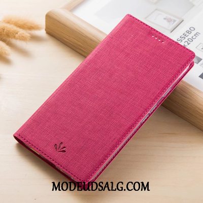 Huawei P Smart+ Etui Folio Lædertaske Cover Klud Mønster