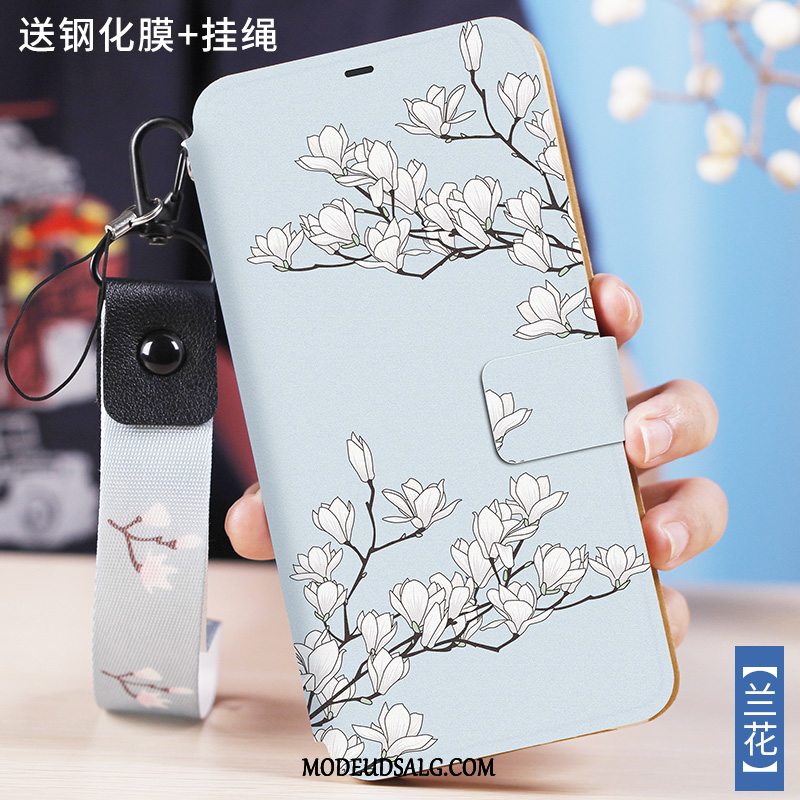 Huawei P Smart Etui Kreativ Alt Inklusive Cover Blå Lædertaske