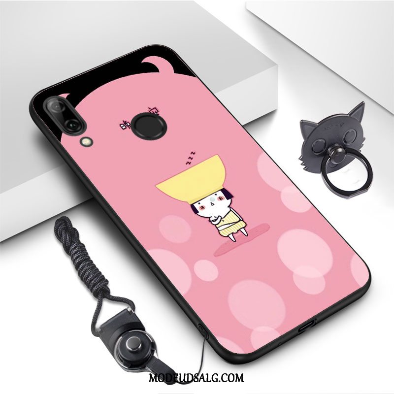 Huawei P Smart Z Etui Af Personlighed Cover Lyserød Beskyttelse Cartoon