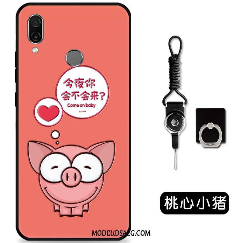 Huawei P Smart Z Etui Cartoon Sort Cover Smuk Nubuck