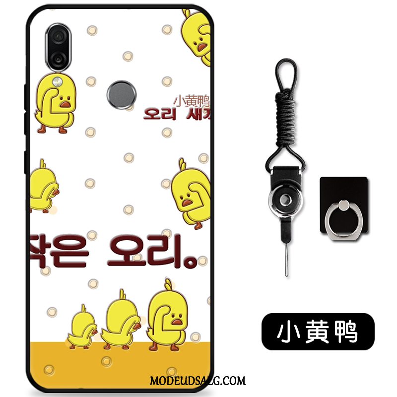 Huawei P Smart Z Etui Cartoon Sort Cover Smuk Nubuck