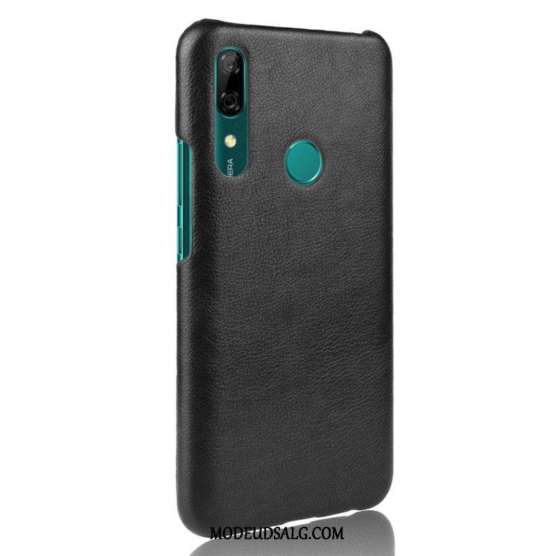 Huawei P Smart Z Etui / Cover Anti-fald Mønster Sort Litchi