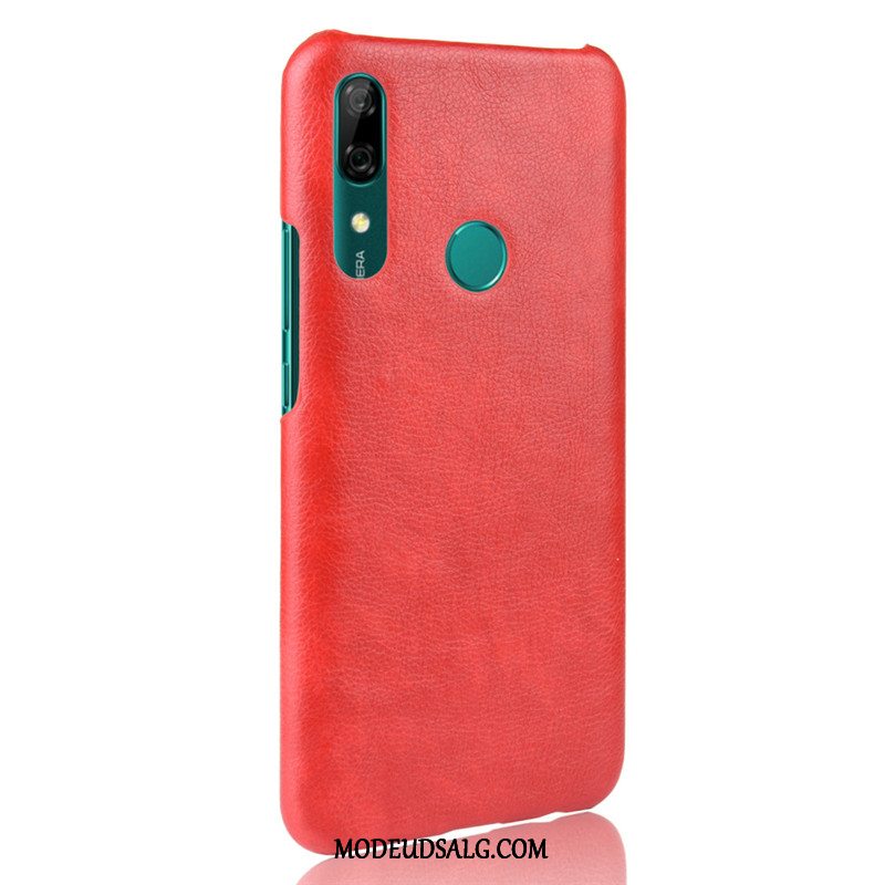 Huawei P Smart Z Etui / Cover Anti-fald Mønster Sort Litchi