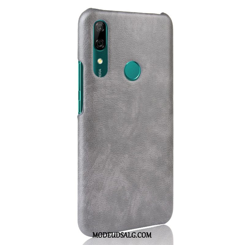 Huawei P Smart Z Etui / Cover Anti-fald Mønster Sort Litchi