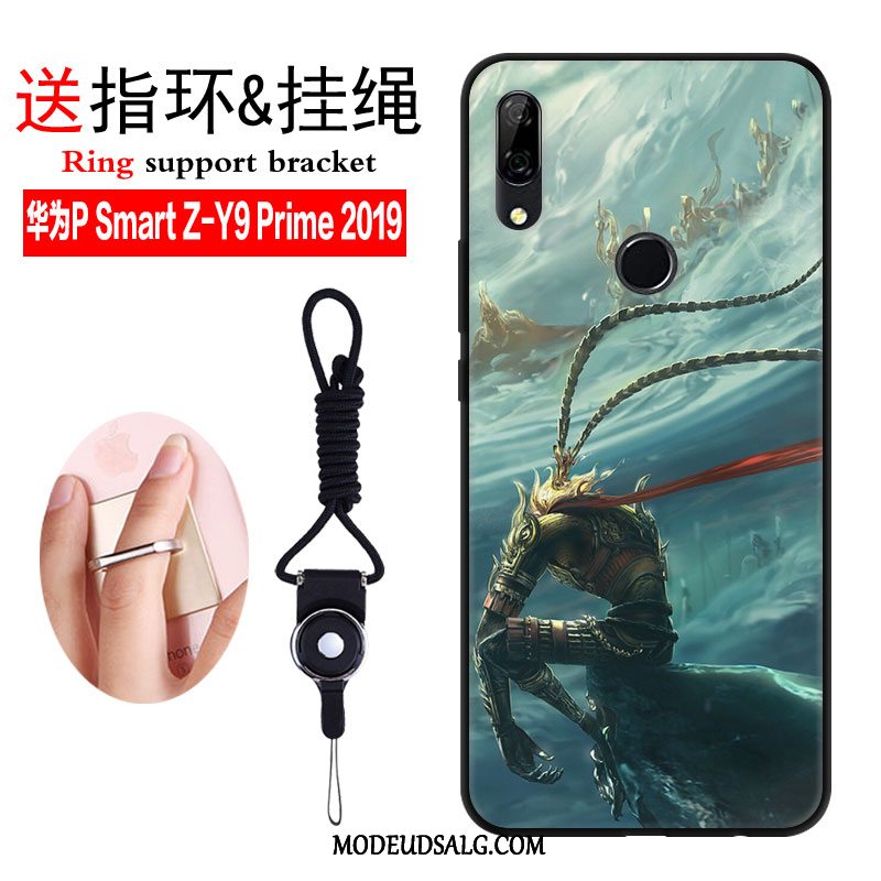 Huawei P Smart Z Etui / Cover Blå Anti-fald Trend Beskyttelse