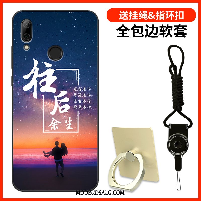 Huawei P Smart Z Etui / Cover Kreativ Blød Mørkeblå Silikone Af Personlighed