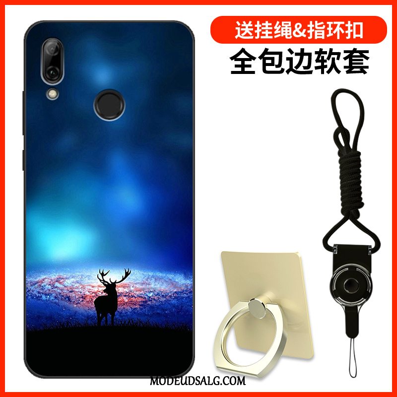 Huawei P Smart Z Etui / Cover Kreativ Blød Mørkeblå Silikone Af Personlighed