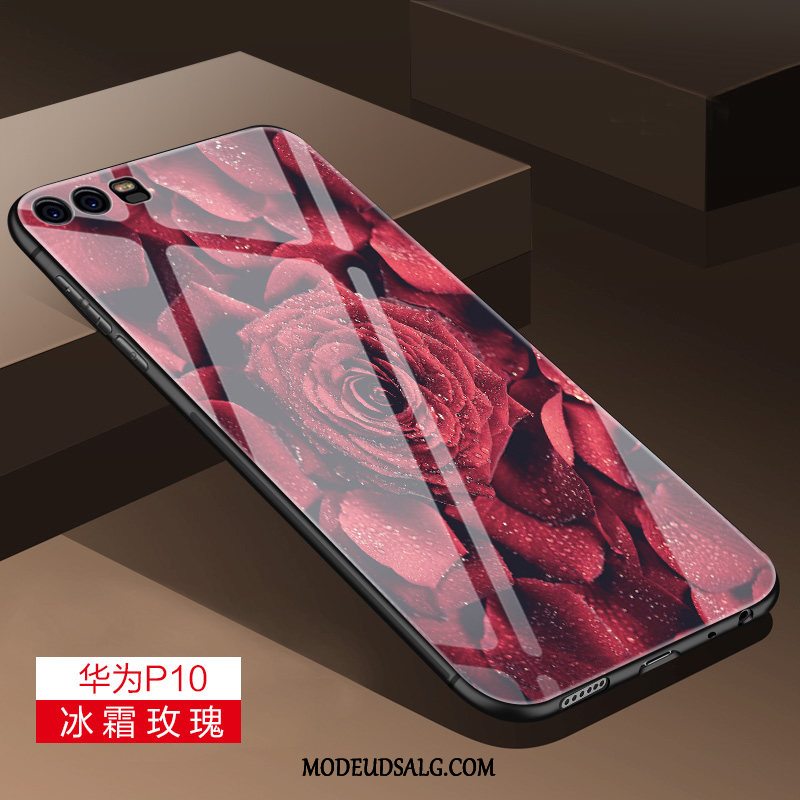 Huawei P10 Etui / Cover Silikone Glas Net Red Trend