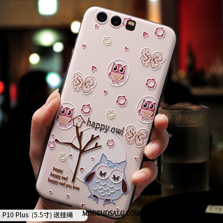 Huawei P10 Plus Etui / Cover Nubuck Cartoon Alt Inklusive Tynd Af Personlighed