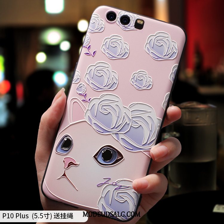 Huawei P10 Plus Etui / Cover Nubuck Cartoon Alt Inklusive Tynd Af Personlighed