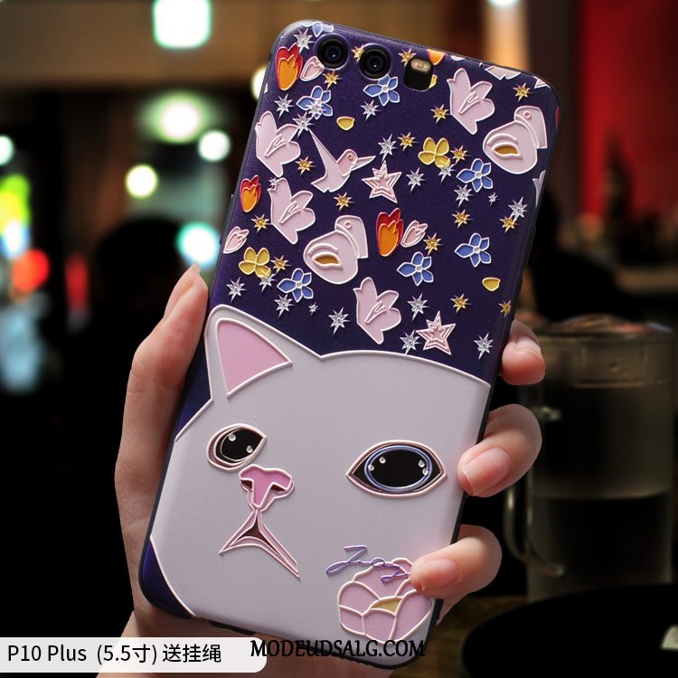 Huawei P10 Plus Etui / Cover Nubuck Cartoon Alt Inklusive Tynd Af Personlighed