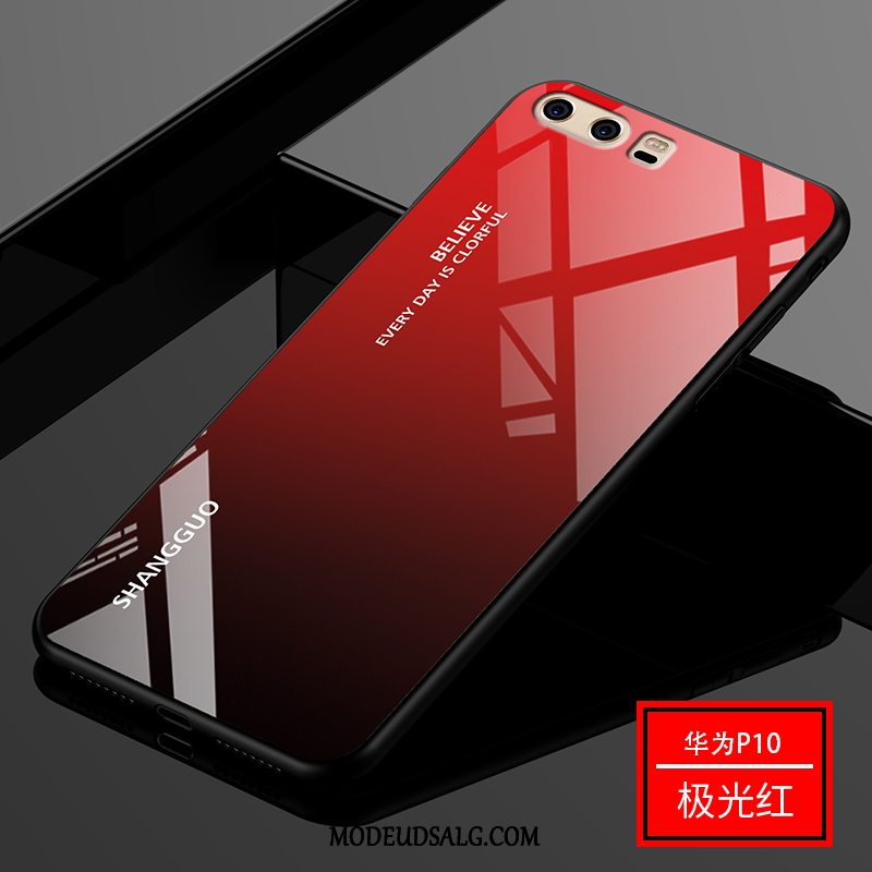 Huawei P10 Plus Etui / Cover Silikone Lilla Spejl High End Net Red