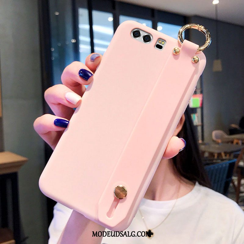 Huawei P10 Plus Etui Gul Af Personlighed Nubuck Silikone Cover