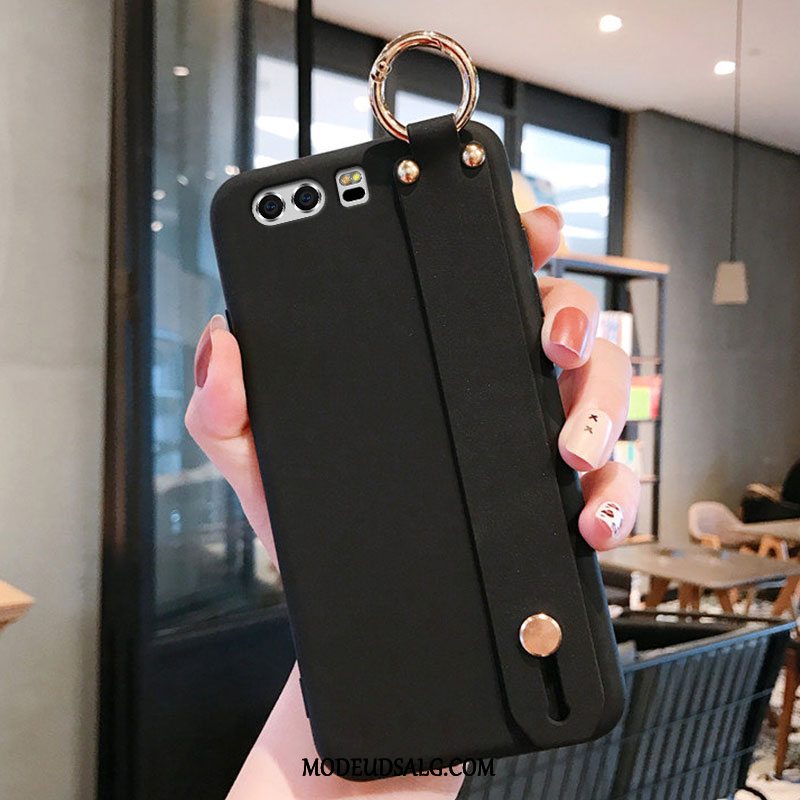 Huawei P10 Plus Etui Gul Af Personlighed Nubuck Silikone Cover