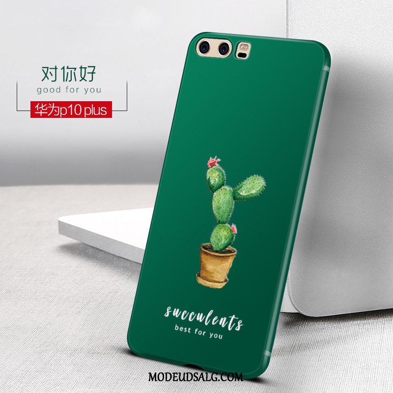 Huawei P10 Plus Etui Net Red Beskyttelse Blød Rød Trend