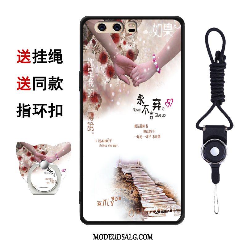 Huawei P10 Plus Etui Ring Hærdning Membrane Blød Cover