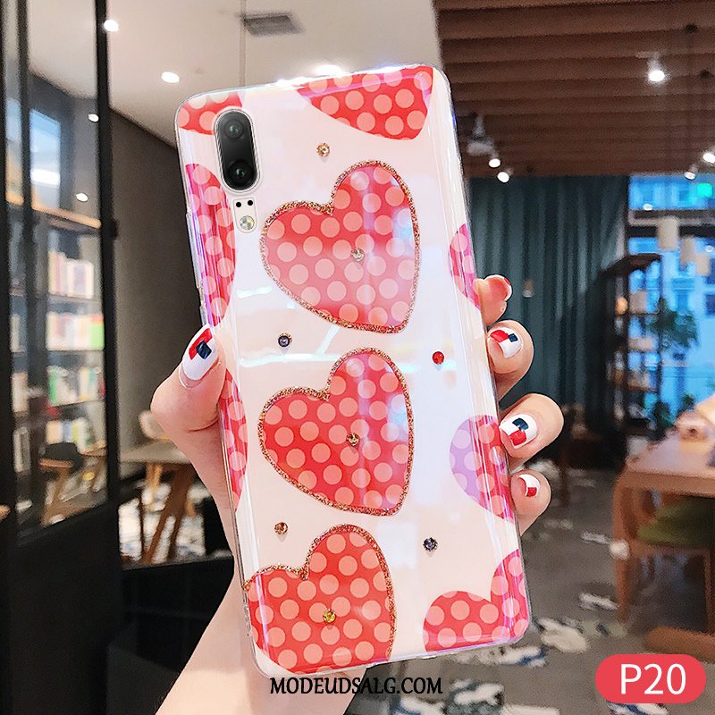 Huawei P20 Etui Anti-fald Trendy Silikone Cover Elskeren