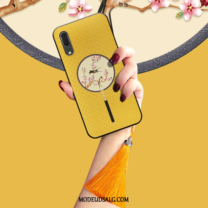 Huawei P20 Etui / Cover Af Personlighed Tassel Vind Gul Original