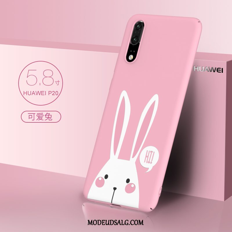 Huawei P20 Etui / Cover Beskyttelse Grøn Nubuck Tynd