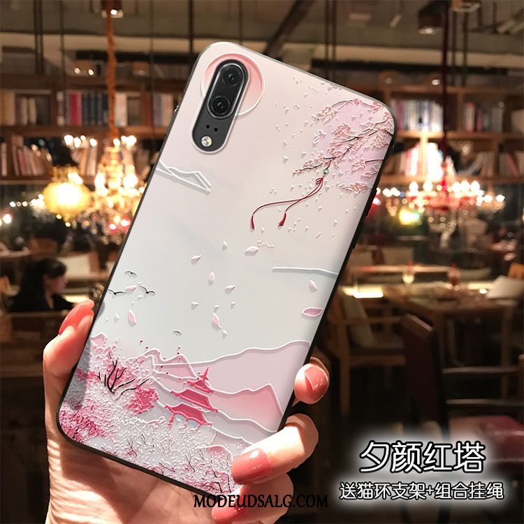 Huawei P20 Etui Kinesisk Stil Af Personlighed Alt Inklusive Lyserød Kreativ