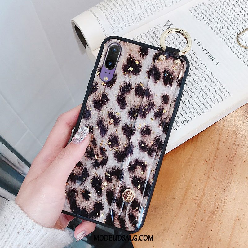 Huawei P20 Etui Rød Af Personlighed Kreativ Leopard Mode