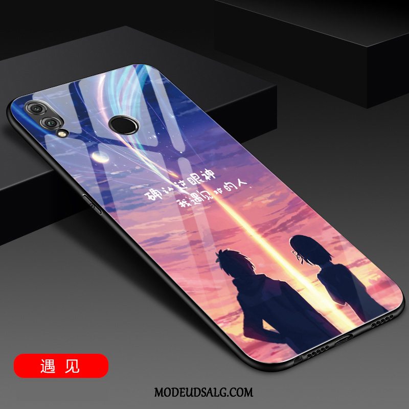 Huawei P20 Lite Etui Anti-fald Glas Blå Af Personlighed Cover