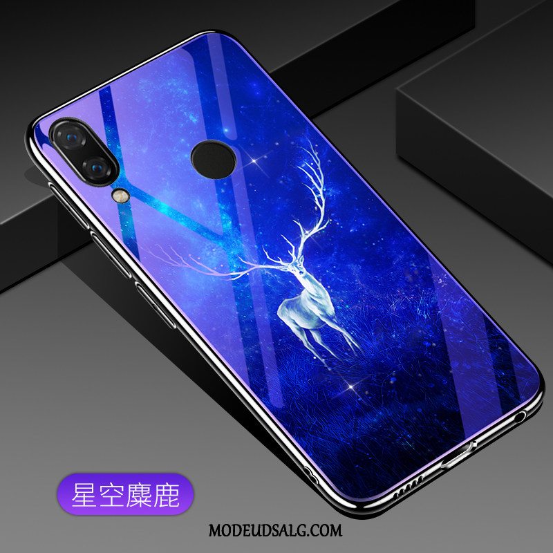 Huawei P20 Lite Etui Beskyttelse Lilla Trend Cover Glas