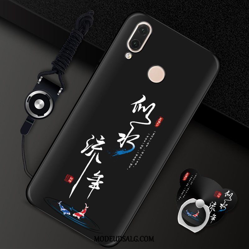 Huawei P20 Lite Etui Blød Cover Af Personlighed Ring Rød