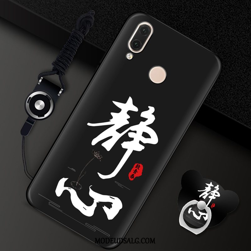 Huawei P20 Lite Etui Blød Cover Af Personlighed Ring Rød