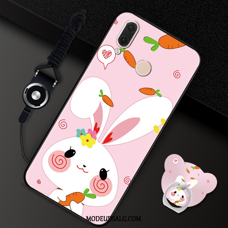 Huawei P20 Lite Etui Blød Cover Af Personlighed Ring Rød