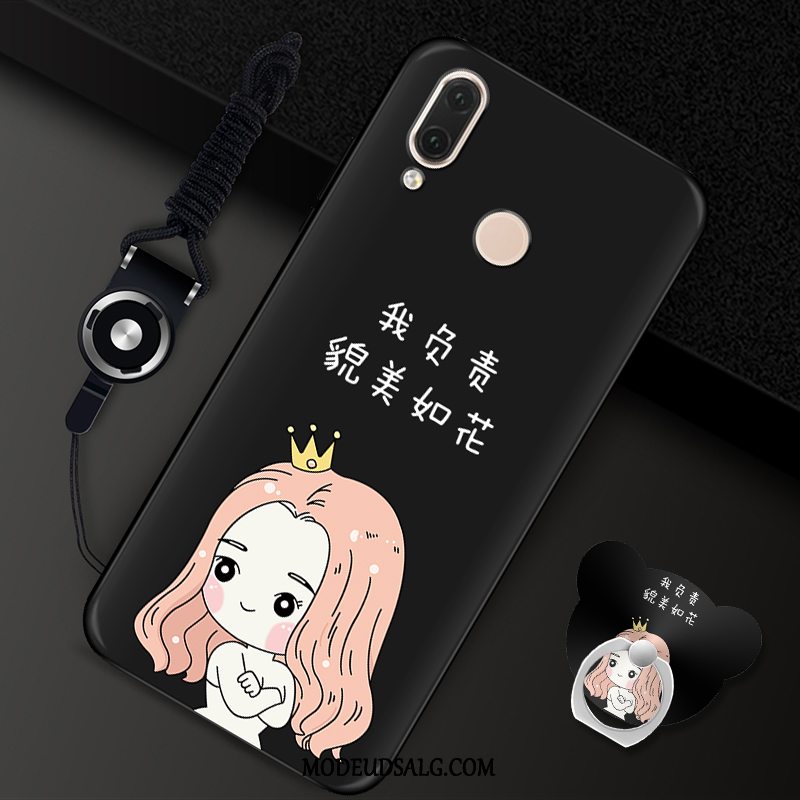 Huawei P20 Lite Etui Blød Cover Af Personlighed Ring Rød